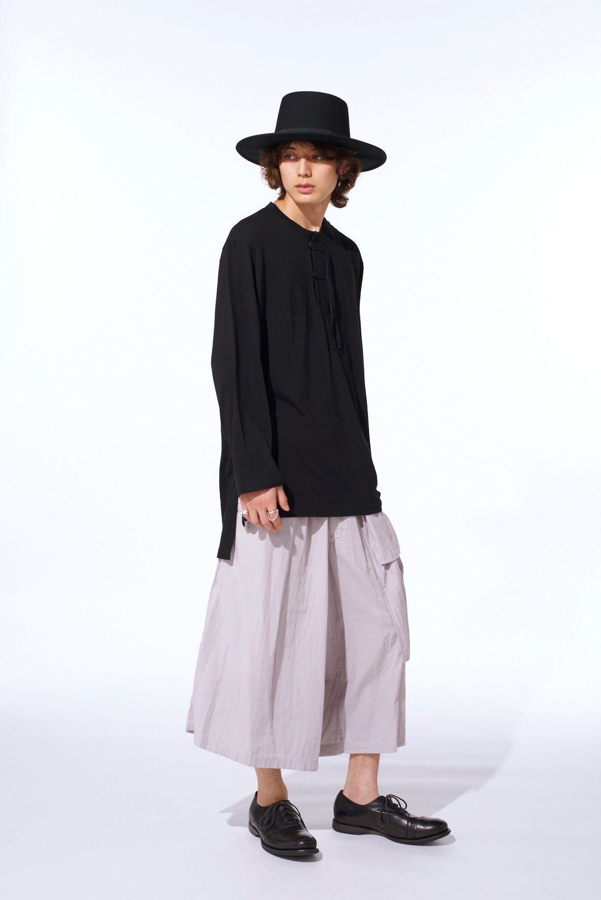 Double Gauze Culotte Pants