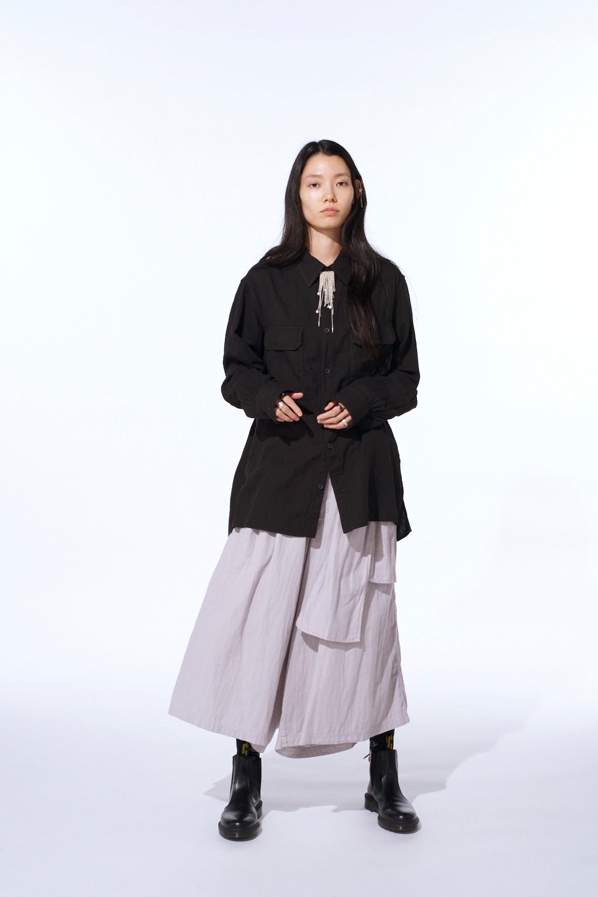 Double Gauze Culotte Pants