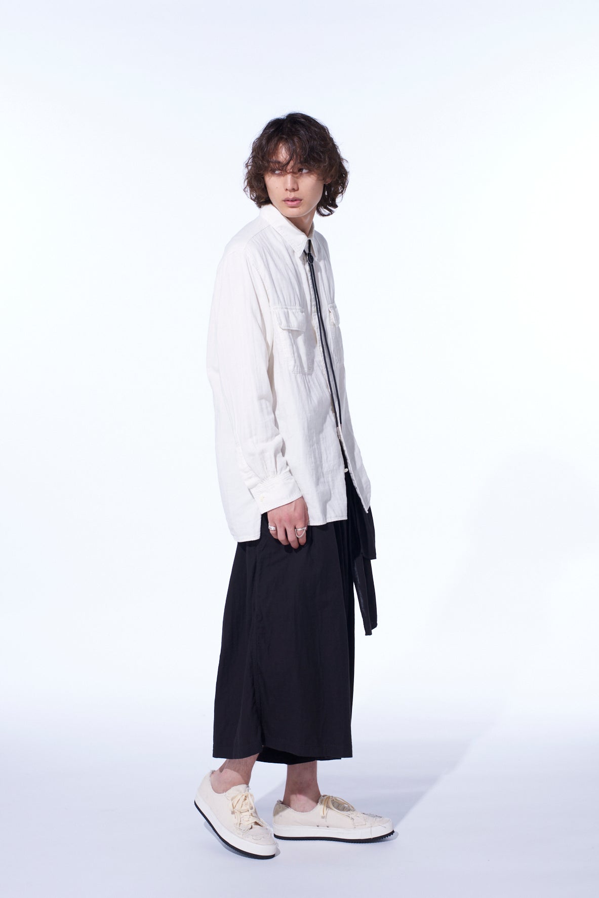 Double Gauze Culotte Pants
