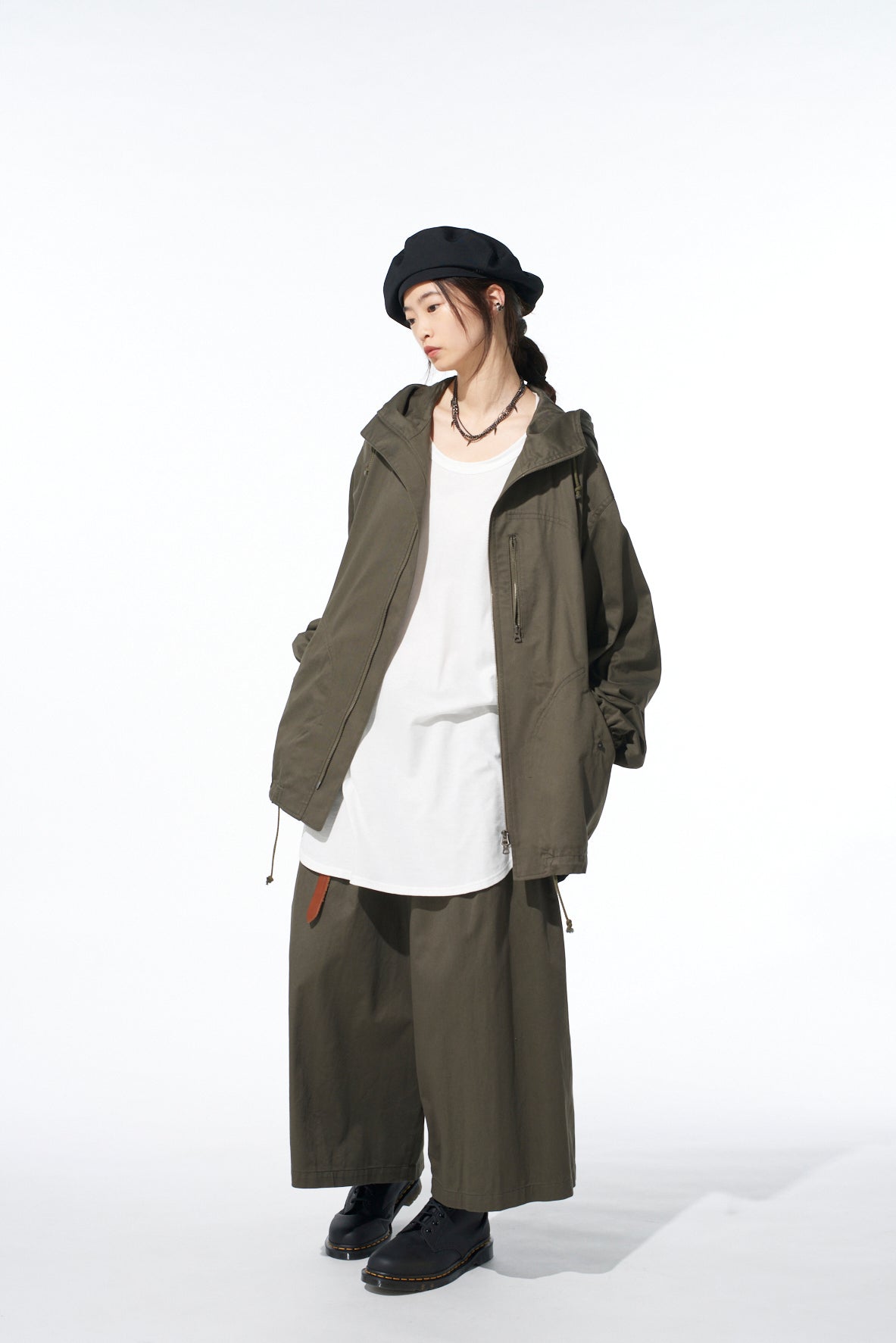 COTTON TWILL MOUNTAIN PARKA