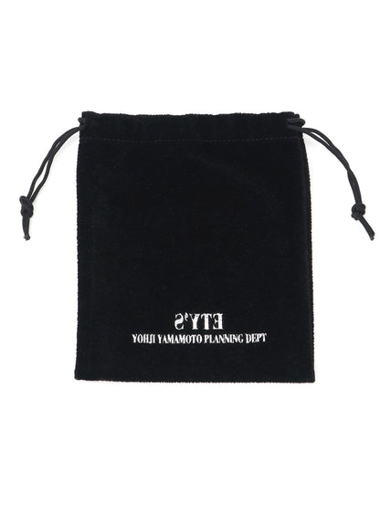 BRASS LOGO MOTIF LOOP TIE