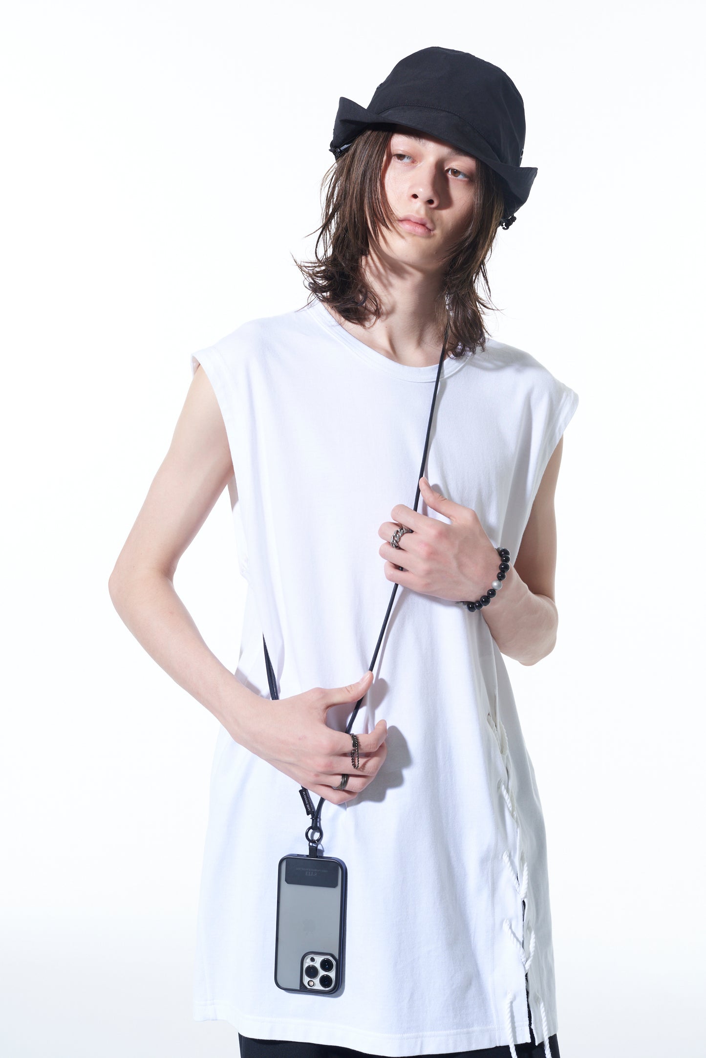 MACRAME KNITTING CELL PHONE SHOULDER STRAP