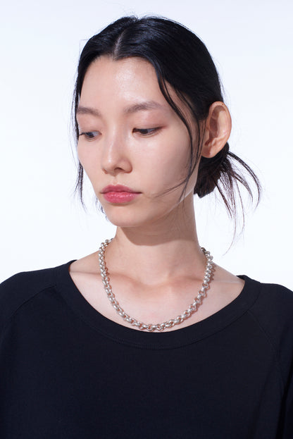 SILVER MIST CHAIN NECKLACE