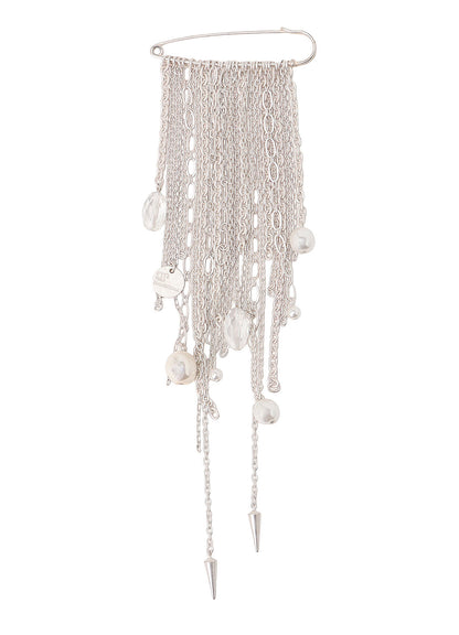 CHAIN TASSEL BROOCH