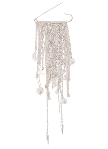 CHAIN TASSEL BROOCH