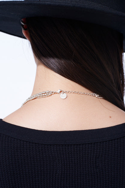 BRASS CHAIN TASSEL NECKLACE