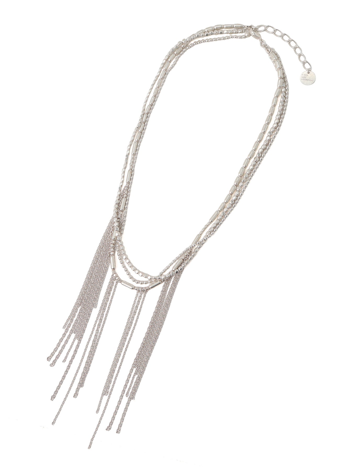 BRASS CHAIN TASSEL NECKLACE