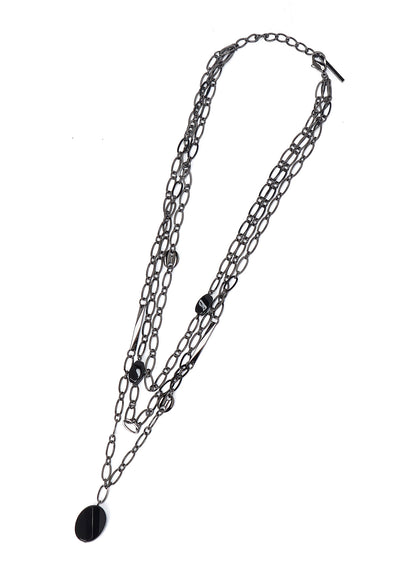 ONYX CHAIN NECKLACE