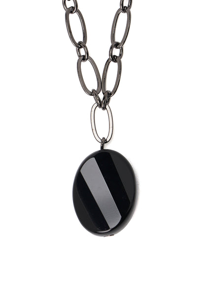 ONYX CHAIN NECKLACE