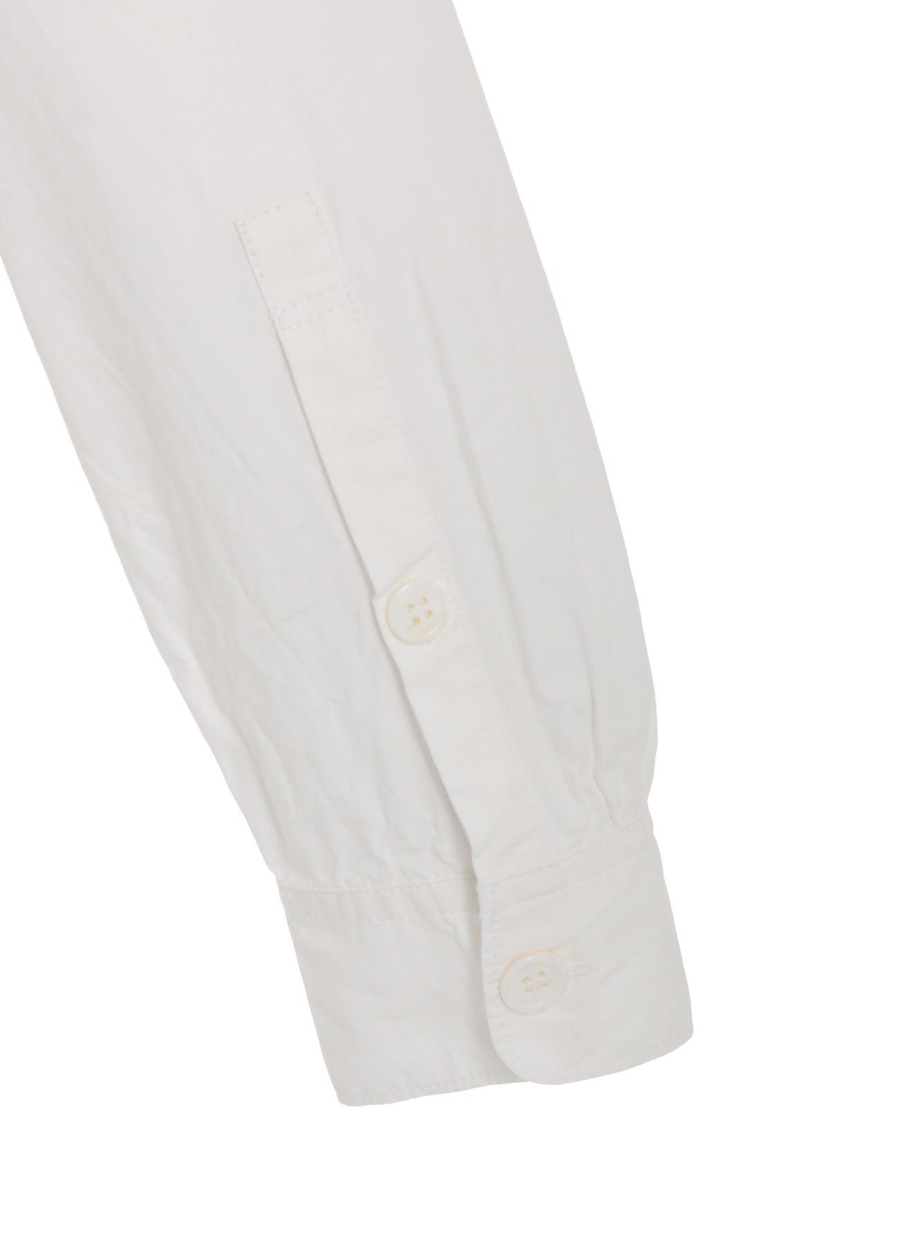 COTTON LINEN DRAWSTRING POCKET SHIRT