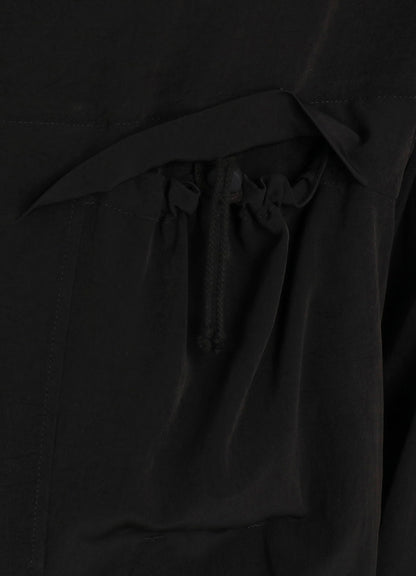 CREPE de CHINE SHIRRING POCKETS SHIRT