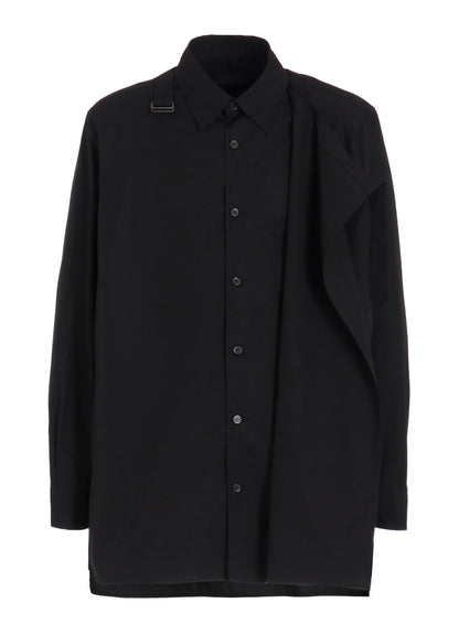 COTTON BROAD FRONT LAYER SHIRT