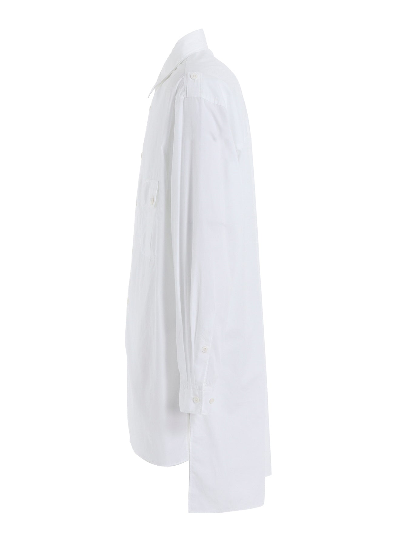 COTTON BROAD OVERSIZED DOUBLE COLLAR SHIRT