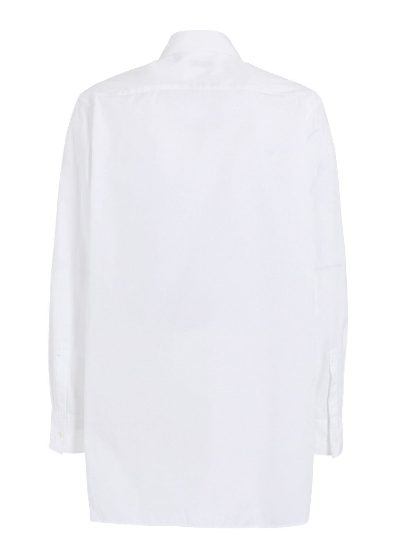 COTTON BROAD ASYMMETRICAL FRILL SHIRT