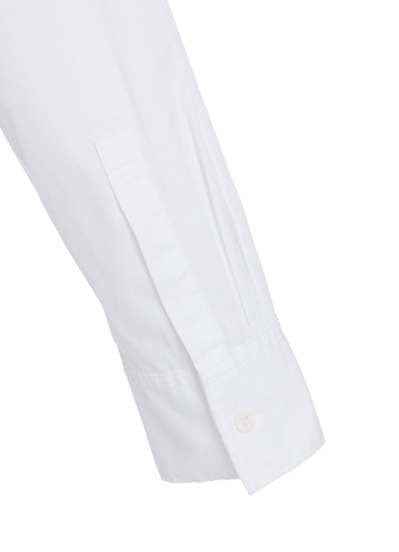 COTTON BROAD ASYMMETRICAL FRILL SHIRT