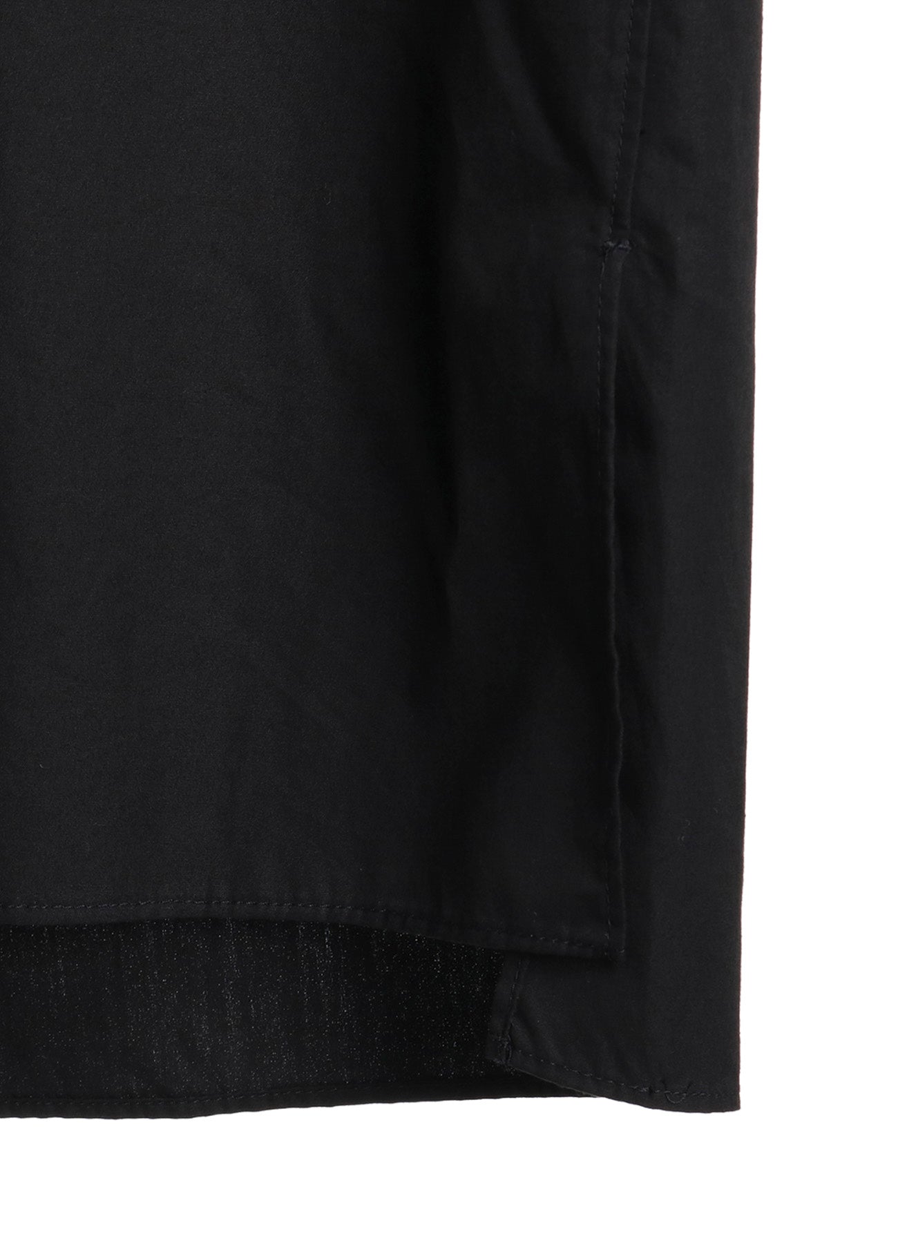 COTTON BROAD ASYMMETRICAL FRILL SHIRT