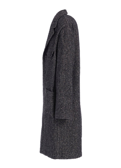 BRUSHED TWILL NEEDLE PUNCH SHOP COAT