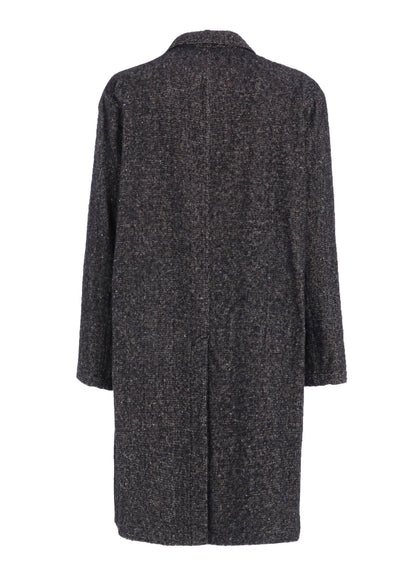 BRUSHED TWILL NEEDLE PUNCH SHOP COAT