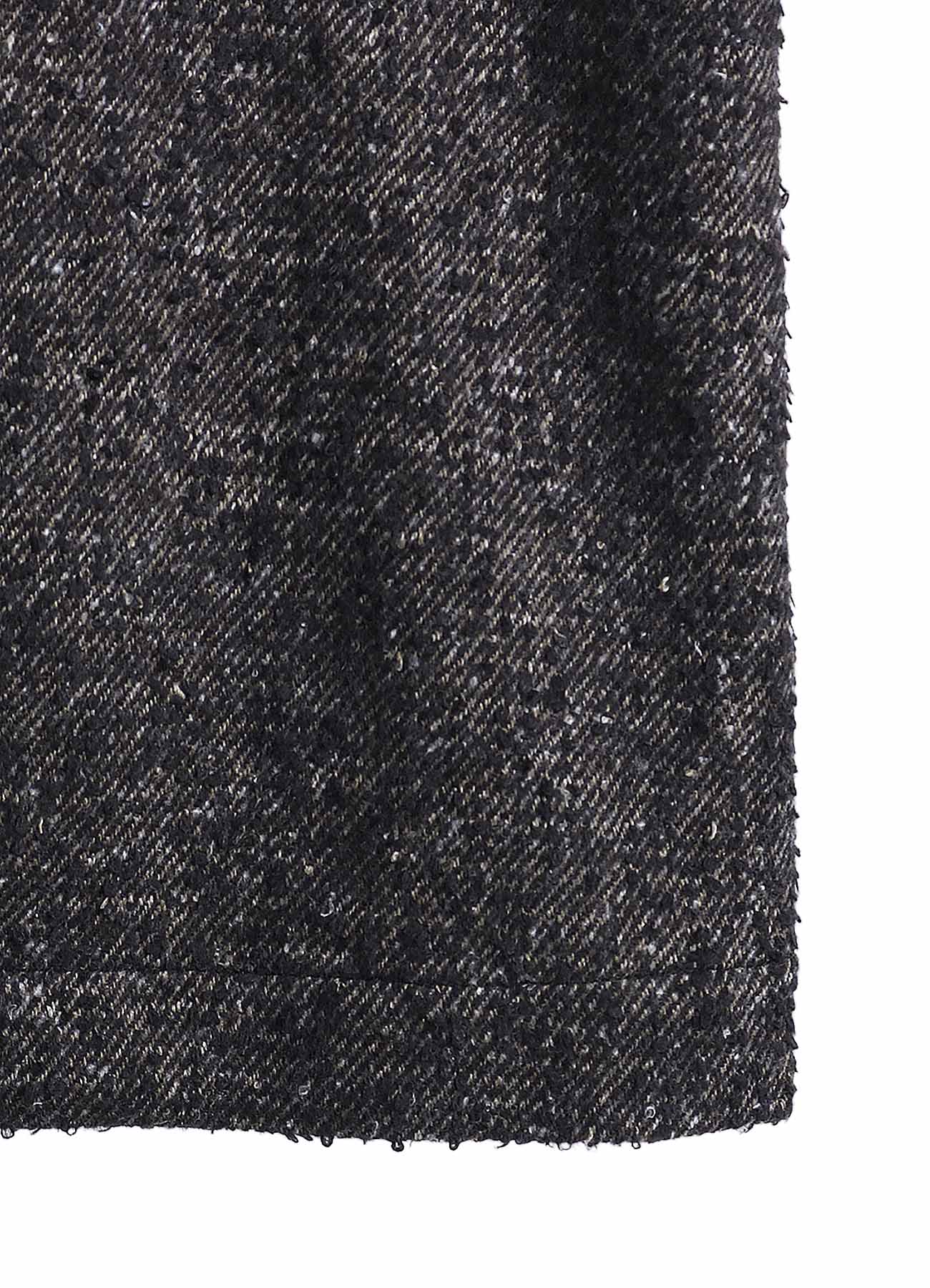 BRUSHED TWILL NEEDLE PUNCH SHOP COAT