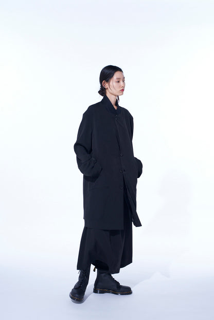 CREPE de CHINE LONG TAILORED JACKET
