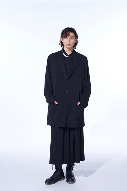 CREPE de CHINE LONG TAILORED JACKET