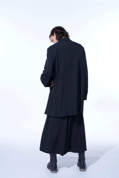 CREPE de CHINE LONG TAILORED JACKET