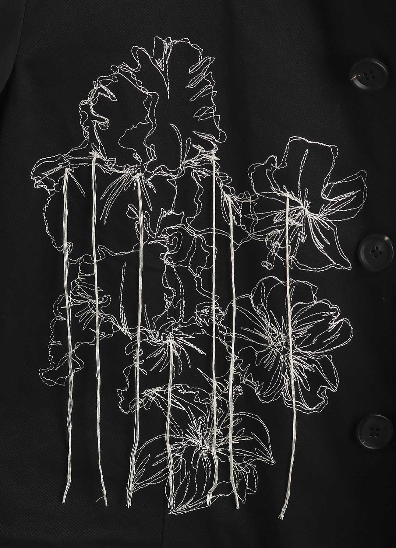 WEPON CLOTH 5 BUTTON EMBROIDERY TAILORED JACKET