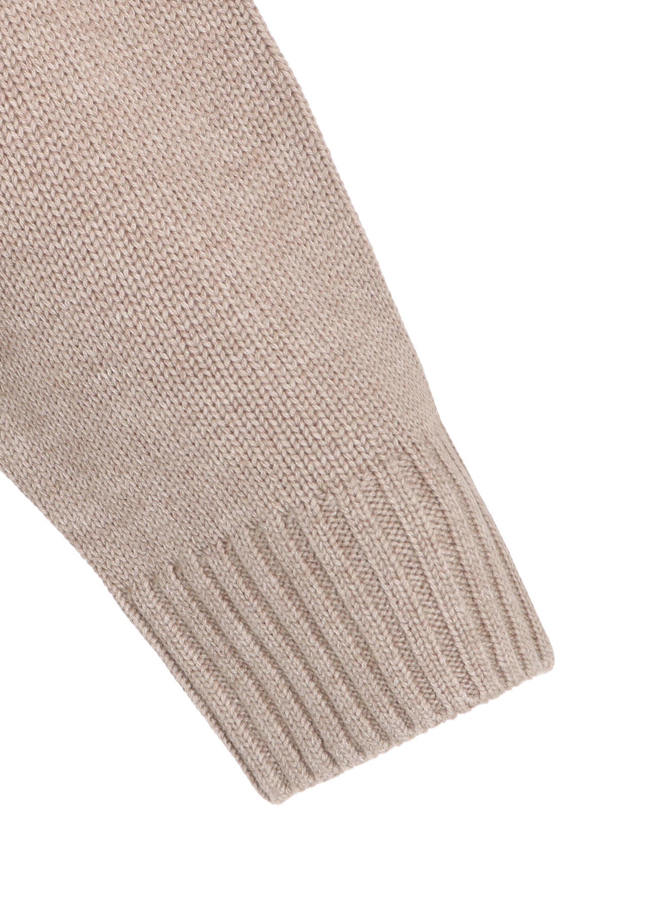 7G WOOL-BLEND INTARSIA CROW-PATTERN HIGH NECK KNIT