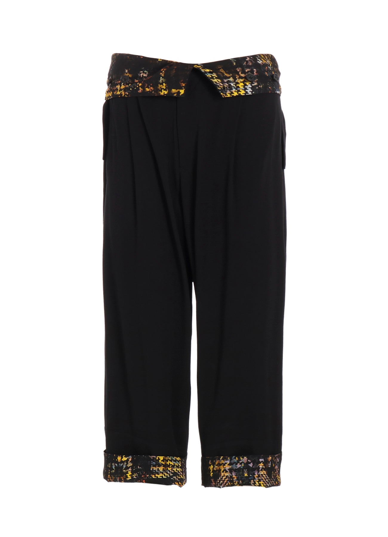 HIDDEN YELLOW INKGLEN FOLDOVER SUSPENDER PANTS