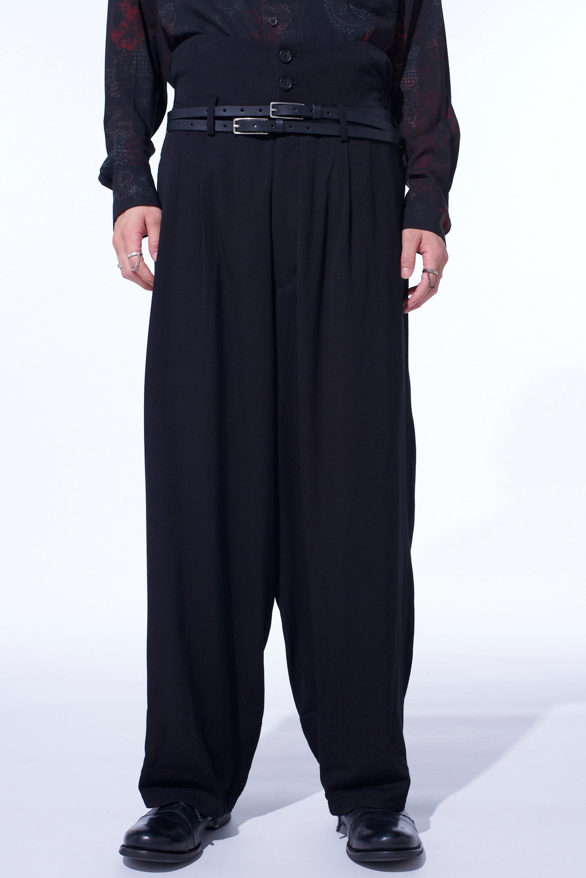 HIDDEN YELLOW INKGLEN FOLDOVER SUSPENDER PANTS
