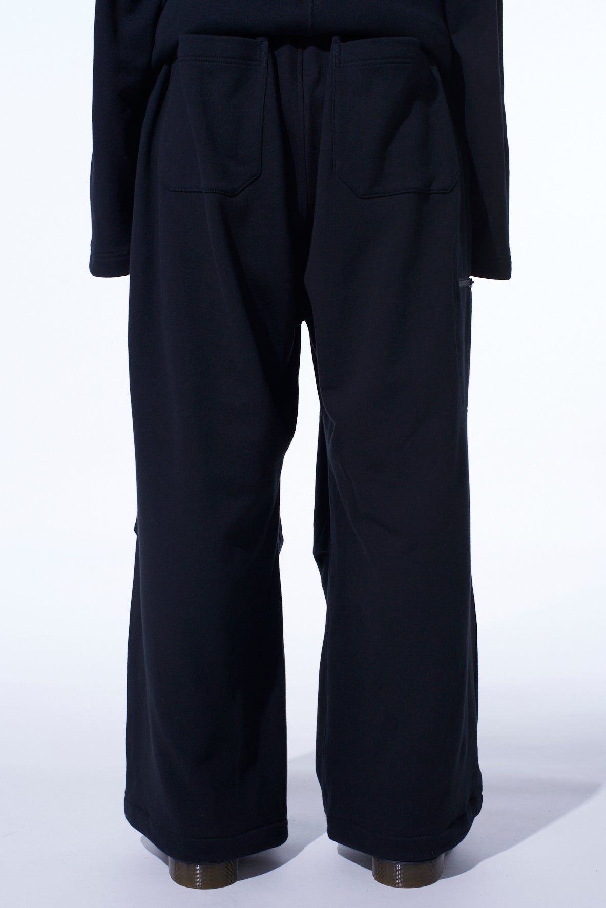 FRENCH TERRY TUCKED PANTS