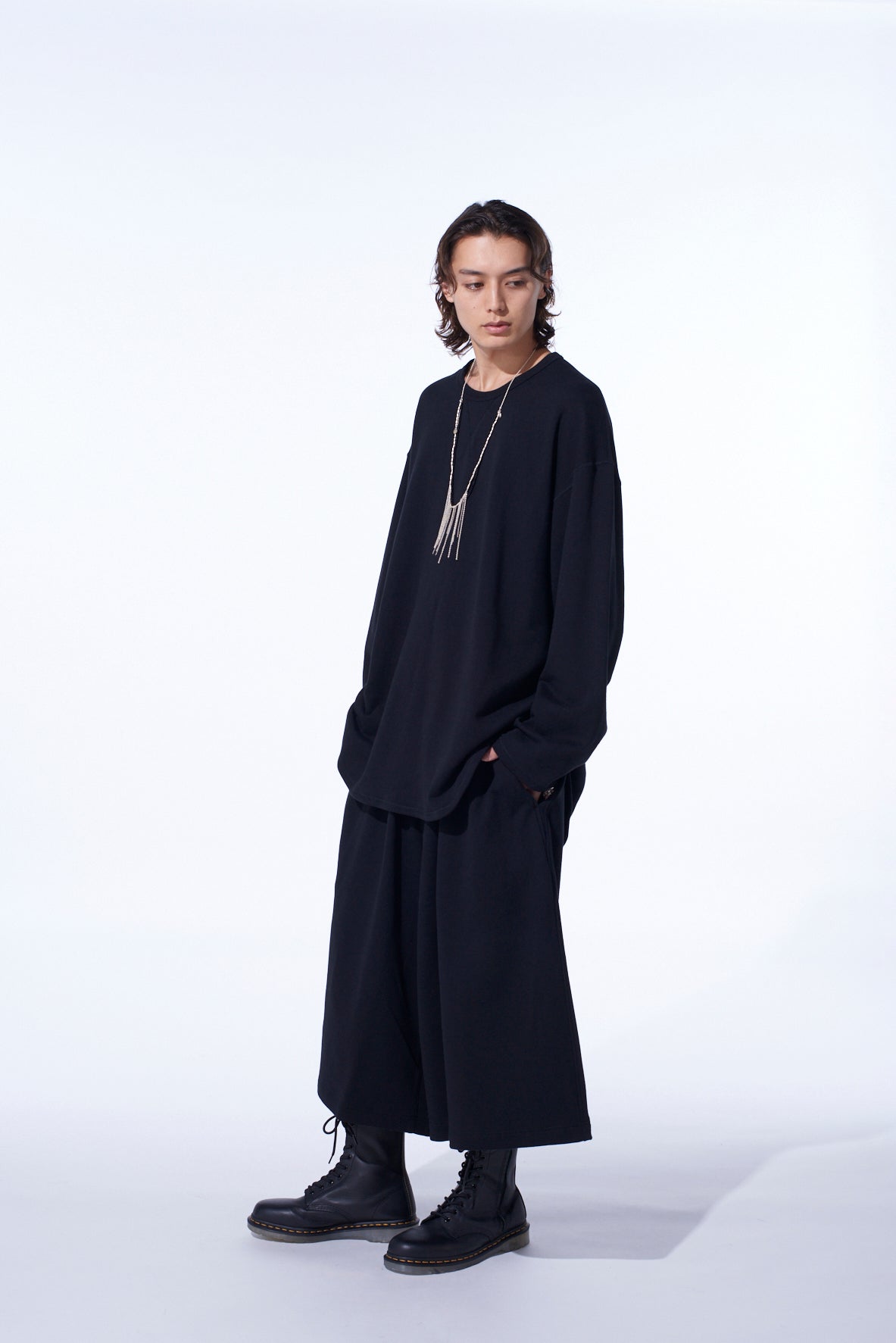 FRENCH TERRY CULOTTE PANTS