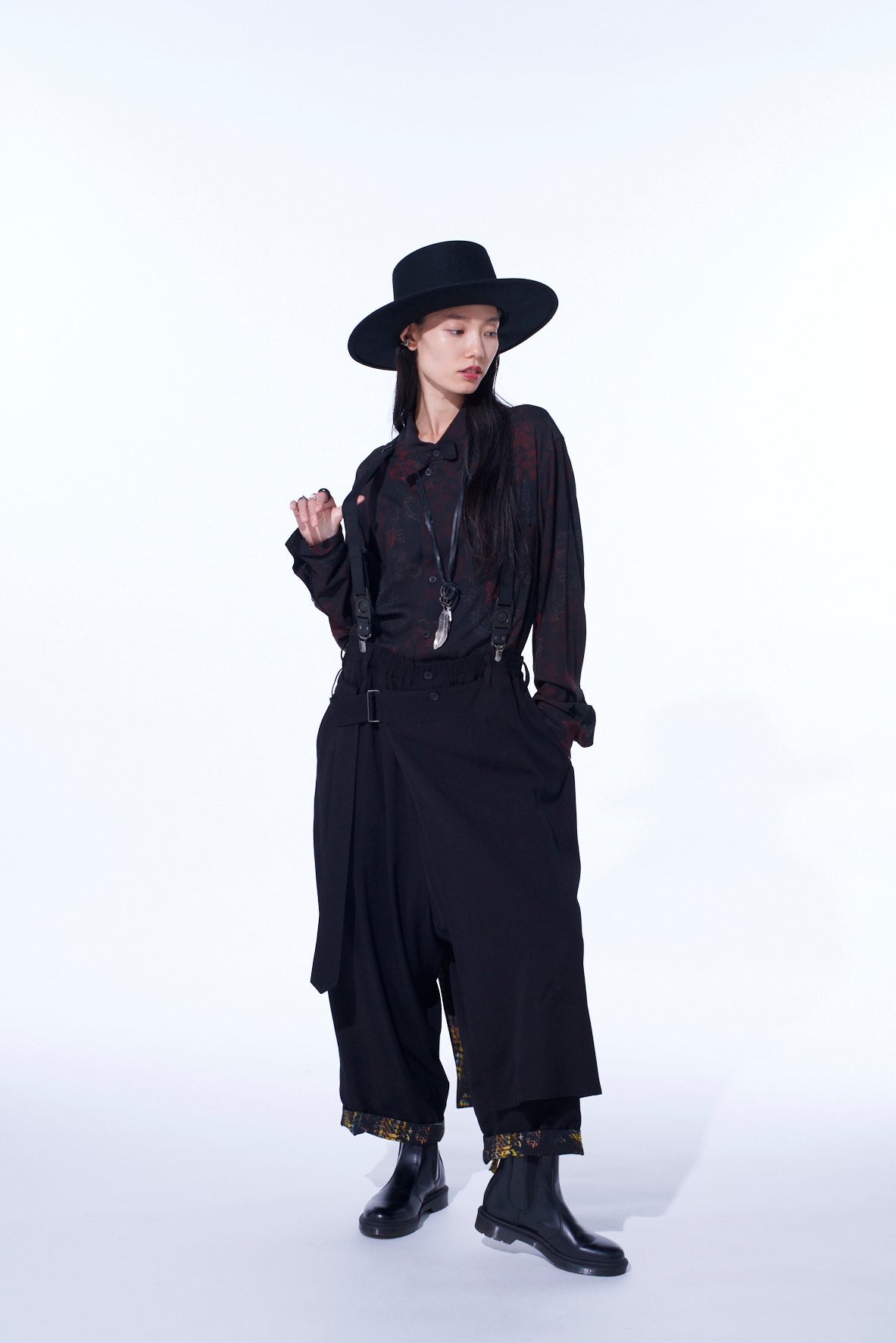 HIDDEN YELLOW INKGLEN WRAP PANTS