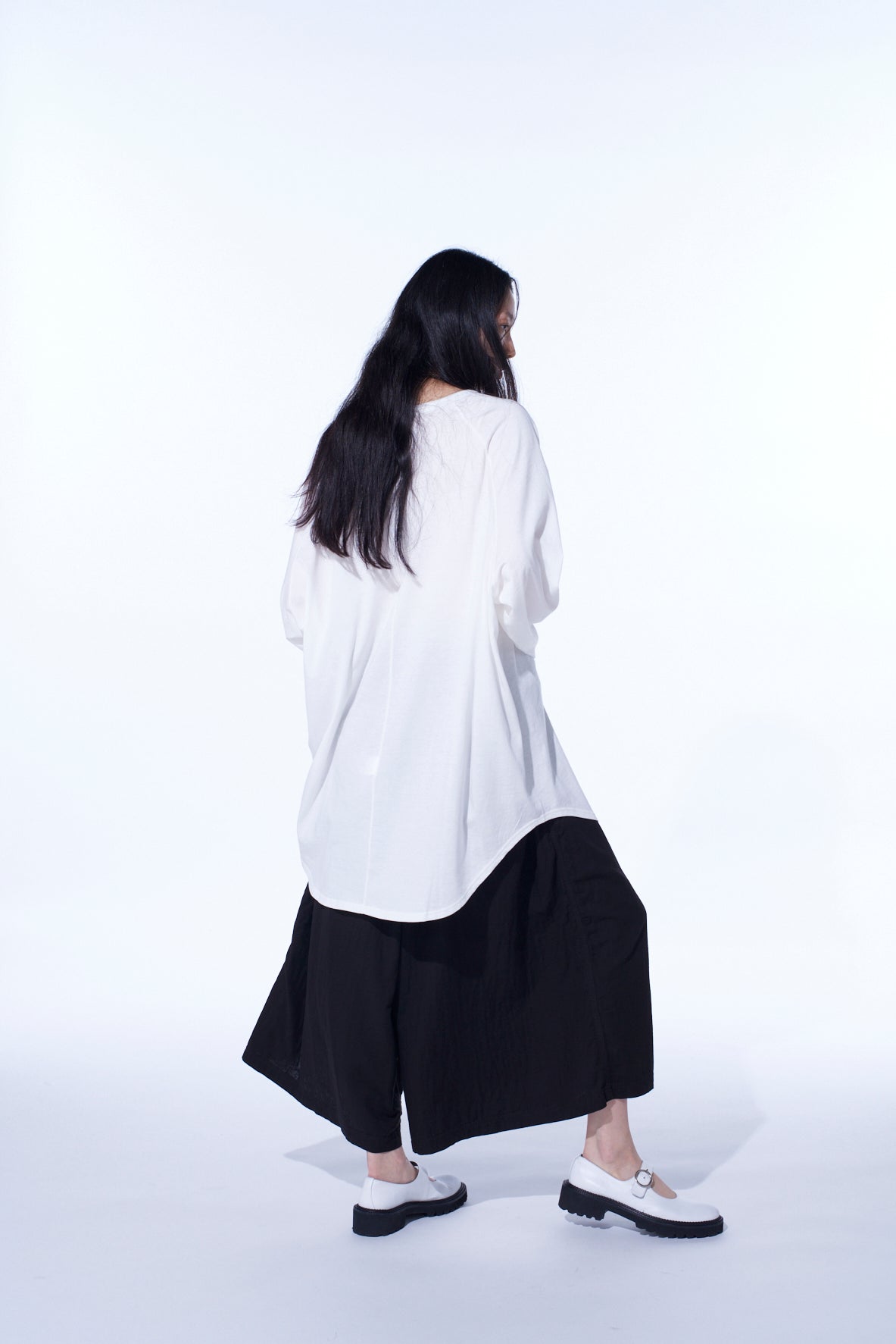 30/COTTON JERSEY OVERSIZED RAGLAN SLEEVE T-SHIRT