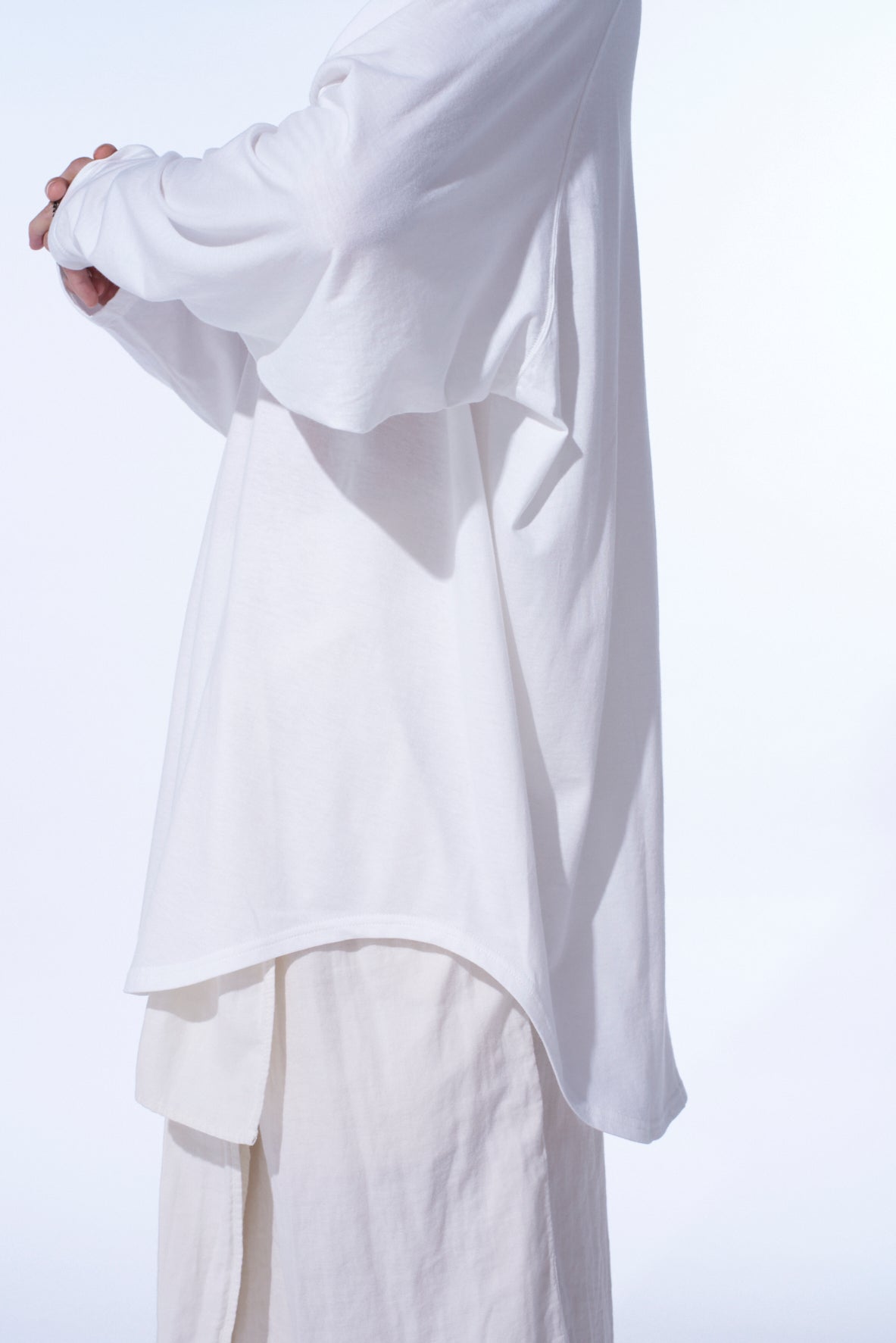 30/COTTON JERSEY OVERSIZED RAGLAN SLEEVE T-SHIRT