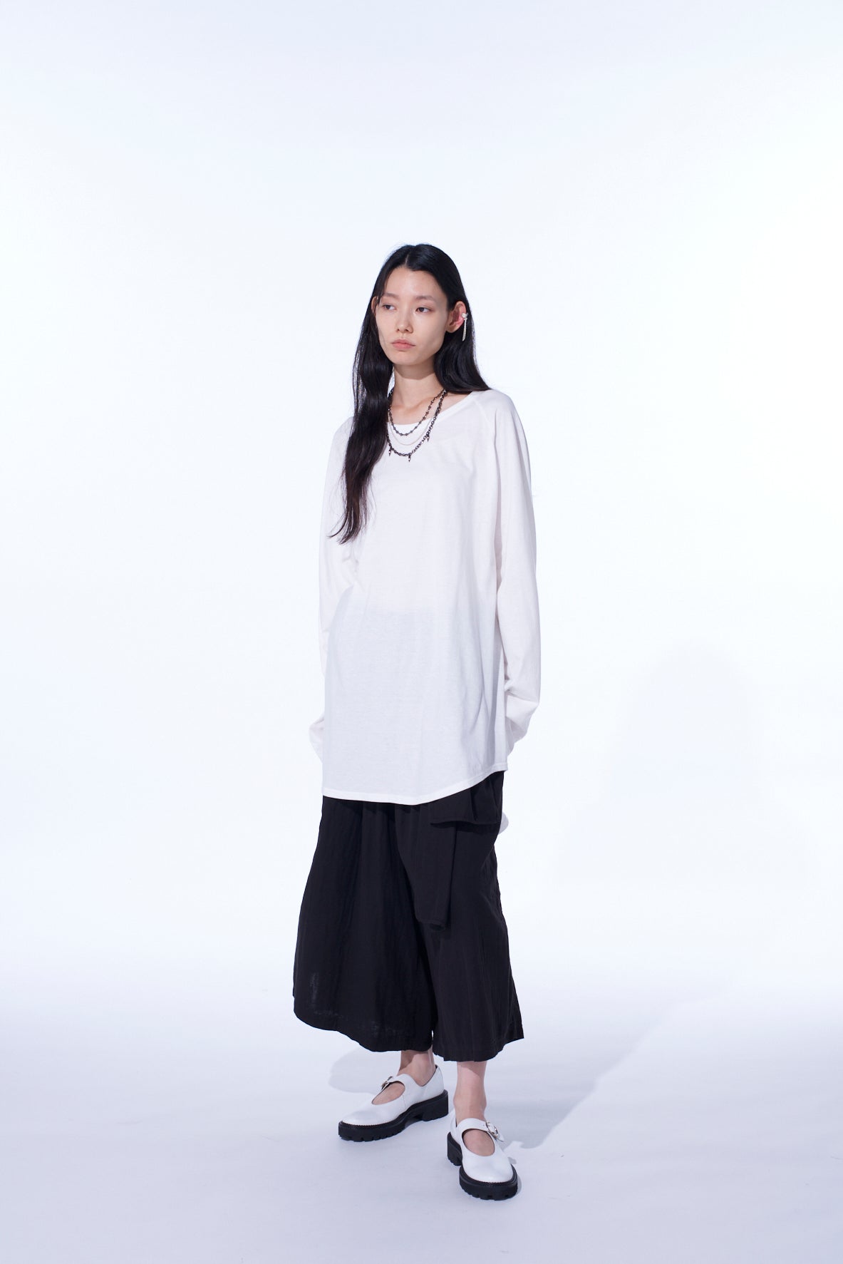 30/COTTON JERSEY OVERSIZED RAGLAN SLEEVE T-SHIRT