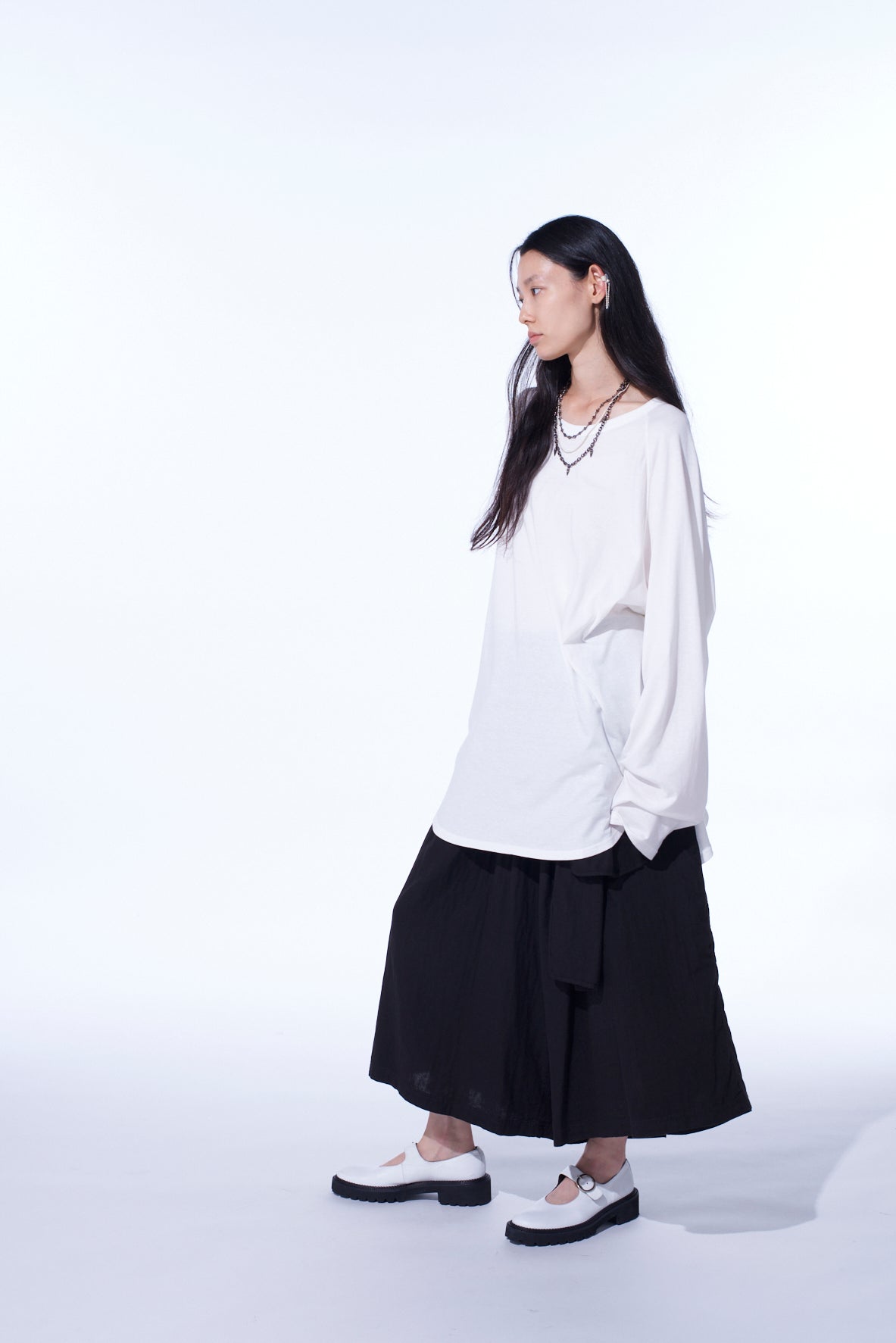 30/COTTON JERSEY OVERSIZED RAGLAN SLEEVE T-SHIRT