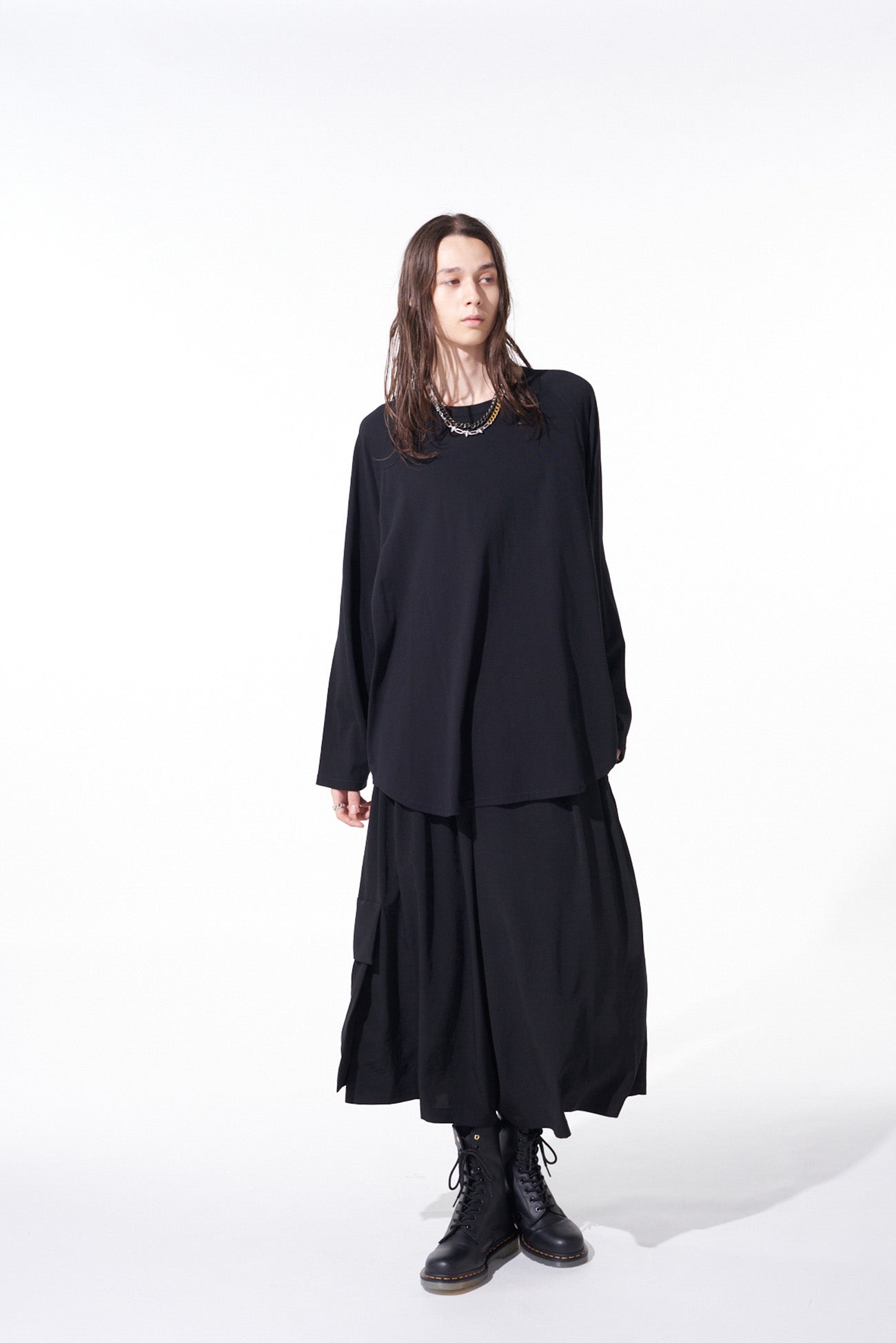 30/COTTON JERSEY OVERSIZED RAGLAN SLEEVE T-SHIRT
