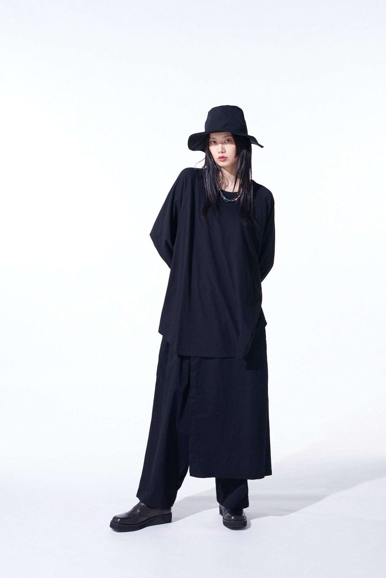 30/COTTON JERSEY OVERSIZED RAGLAN SLEEVE T-SHIRT