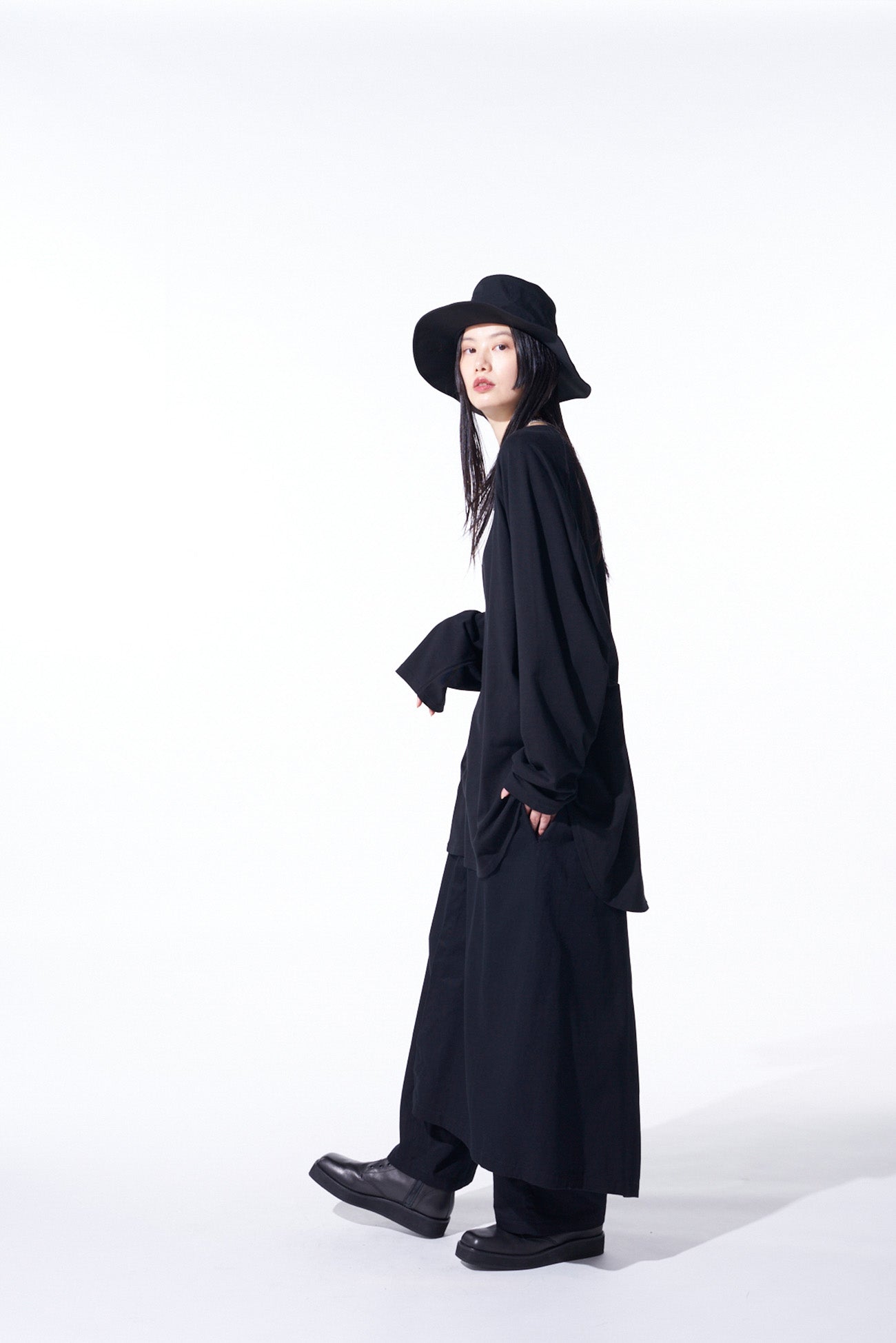 30/COTTON JERSEY OVERSIZED RAGLAN SLEEVE T-SHIRT