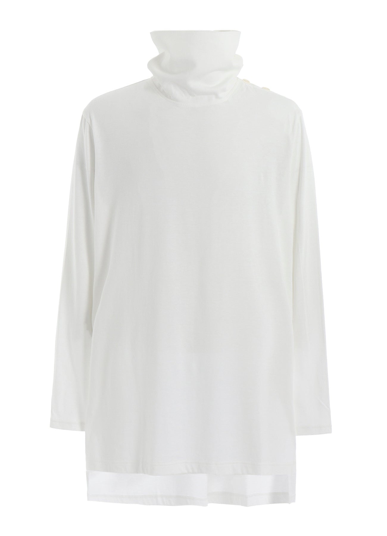 30/COTTON JERSEY TURTLENECK T-SHIRT