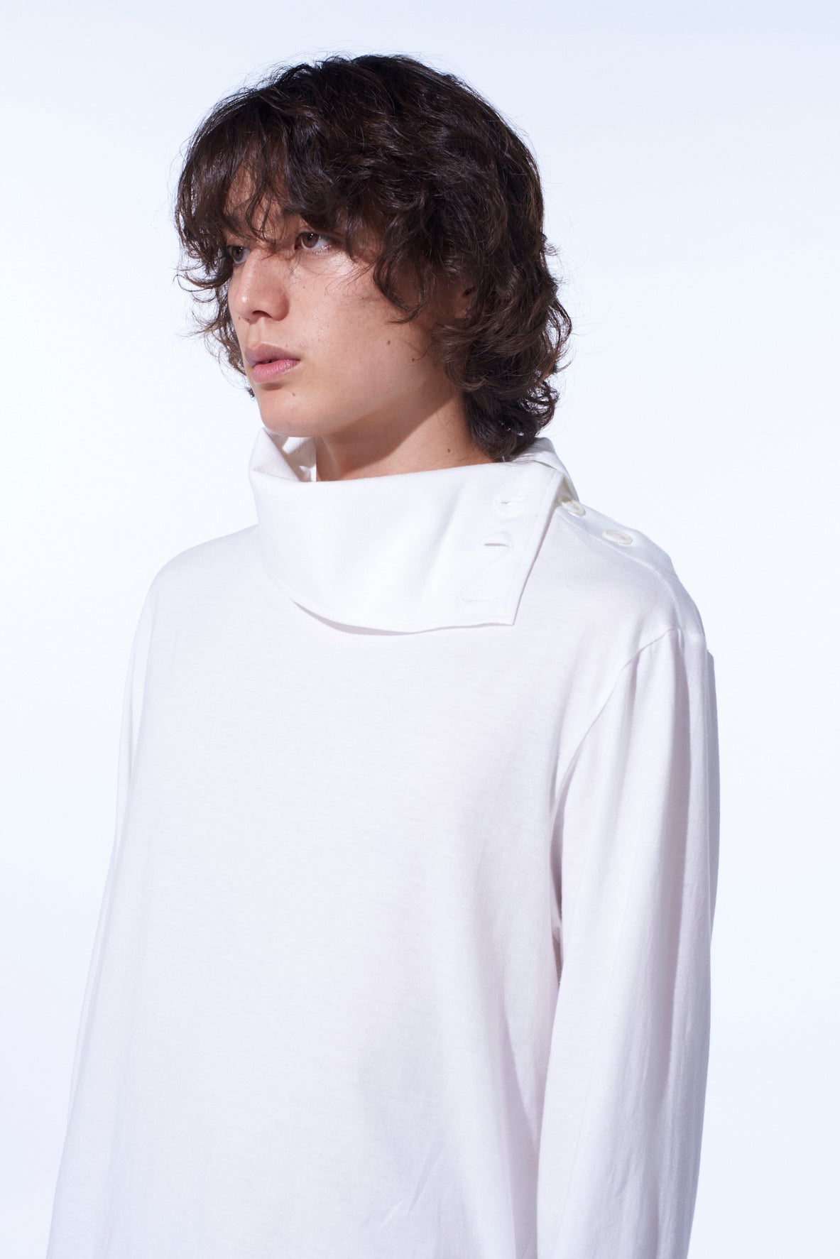 30/COTTON JERSEY TURTLENECK T-SHIRT