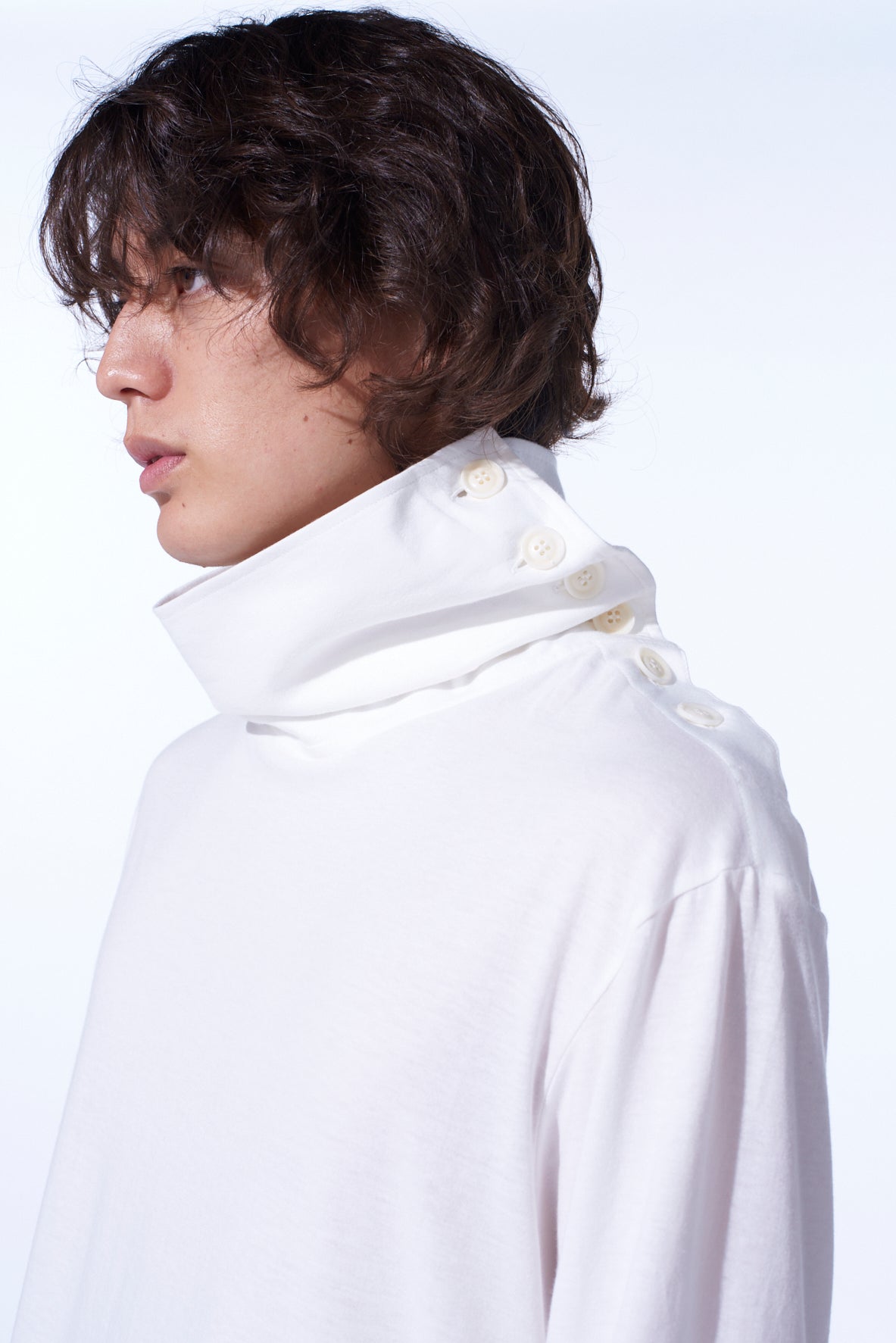 30/COTTON JERSEY TURTLENECK T-SHIRT