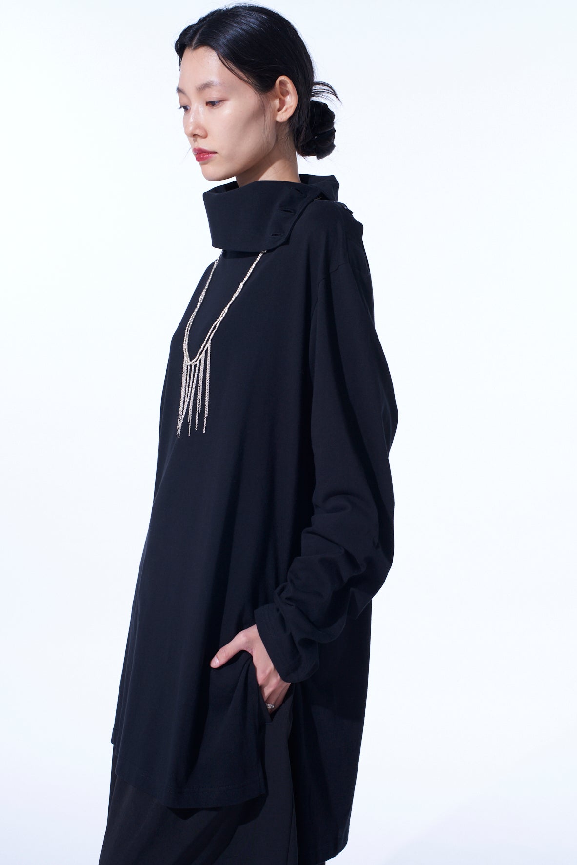 30/COTTON JERSEY TURTLENECK T-SHIRT