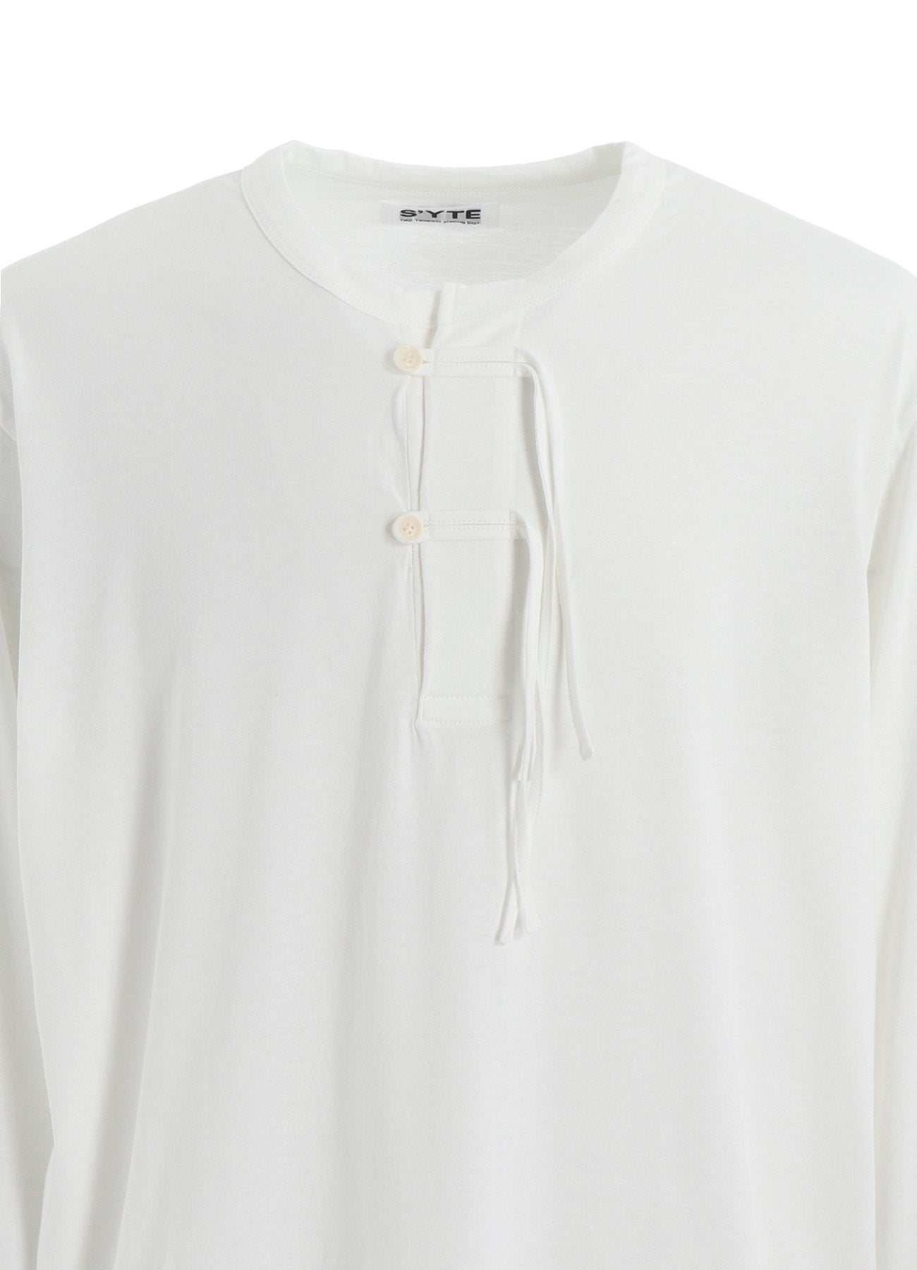 30/COTTON JERSEY HENLEY NECK T-SHIRT