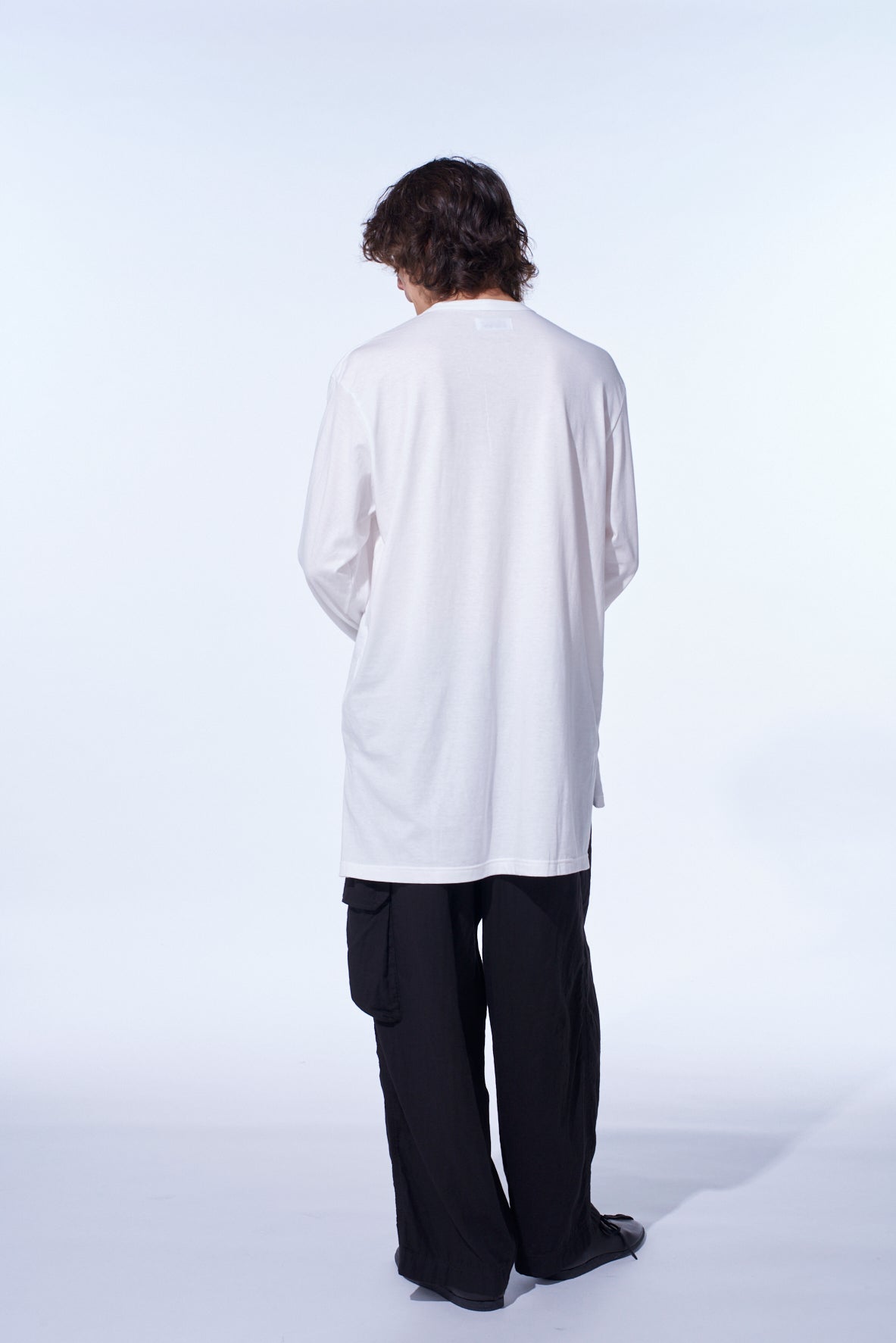 30/COTTON JERSEY HENLEY NECK T-SHIRT