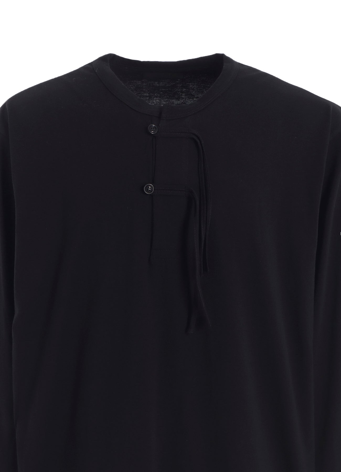 30/COTTON JERSEY HENLEY NECK T-SHIRT