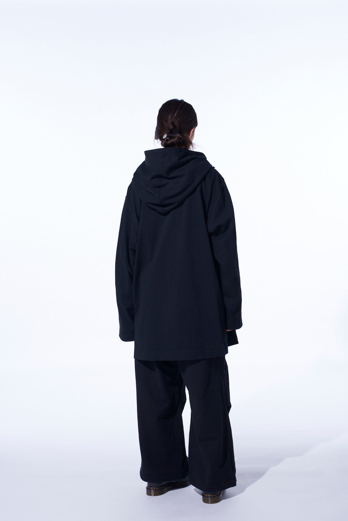 COTTON JERSEY TOGGLE DOUBLE ROBE
