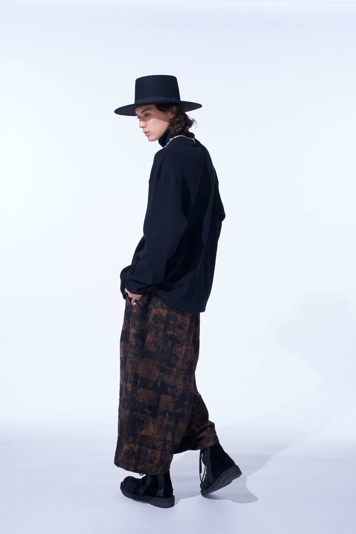 16/THERMAL WAFFLE TURTLE NECK T-SHIRT
