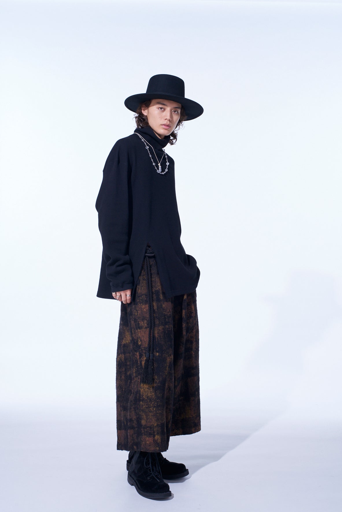 16/THERMAL WAFFLE TURTLE NECK T-SHIRT